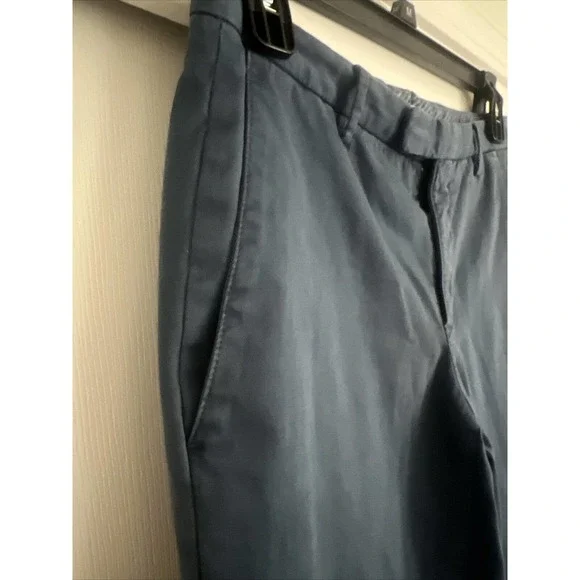 $400 Boglioli Chino Pants Blue - Designer, Italian Sz EU46. US Sz 30
